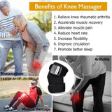 POSSESSORS teach Heated Knee Massager, 12W Electric Heating Knee Massager Far Infrared Joint Brace Support for Muscles Arthritis Sports Injury Pain Relief - Imported from UK