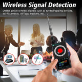 K19 Professional Anti Spy RF Camera Bug Signal Detector for Travel, Hotel, Office, & Personal Privacy Protection (Upgraded Model) - Imported from UK
