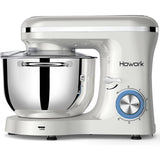 HOWORK Stand Mixer Stainless Steel 8L Bowl 1500W Food Mixer, Multi Functional Kitchen Electric Mixer with Dough Hook, Whisk, Beater - Imported from UK
