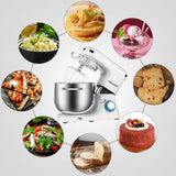 HOWORK Stand Mixer Stainless Steel 8L Bowl 1500W Food Mixer, Multi Functional Kitchen Electric Mixer with Dough Hook, Whisk, Beater - Imported from UK
