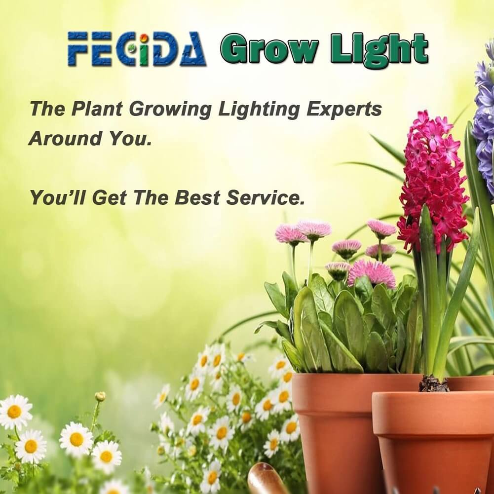 FECiDA 120W Dimmable Grow Tent Light UV-IR Included Ideal Full Spectrum LED for Indoor Plants Daisy Chain Function & Quiet Build-in Fan - Imported from UK