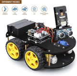 ELEGOO UNO R3 Project Smart Robot Car Kit V 3.0 Intelligent and Educational Construction Toy Car Robotic Kit For Kids & Teens Arduino Learner - Imported from UK