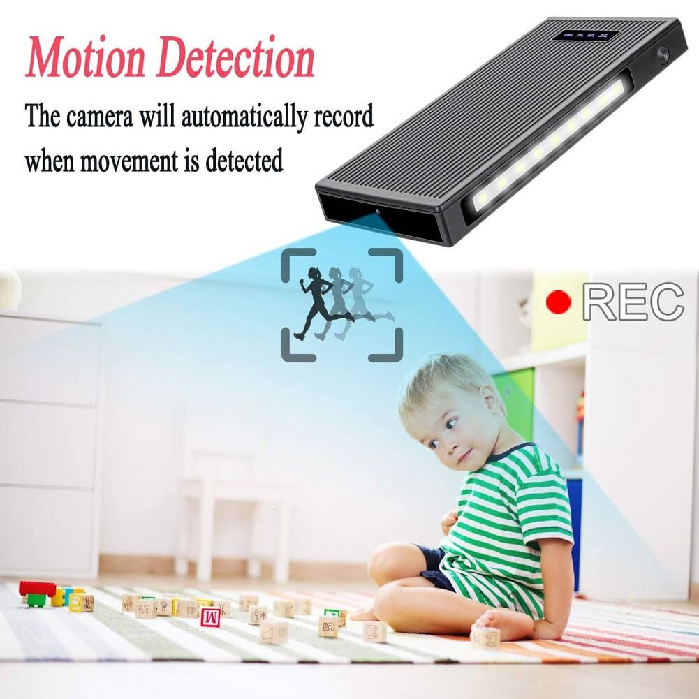 Igzyz 10000mAh Portable Security Spy Hidden Camera Power Bank, 1080P Full HD Night Vision Spy Cam, Motion Detection for Indoor/Outdoor (Includes 32GB SD Card) - Imported from UK