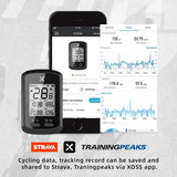 XOSS G+ Smart GPS Bicycle Computer, Bluetooth 5.0 Wireless Bicycle Speedometer Odometer ANT+ with LCD Display, Waterproof MTB Tracker Fits All Bikes Electric Bike (XOSS APP Support) - Imported from UK