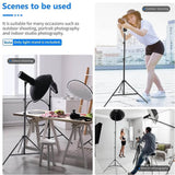 Neewer 200cm 25-22-19 Photography Light Stand, Adjustable Sturdy Tripod Stand for Reflectors, Softboxes, Umbrella, Strobe Light & Other Equipment - Imported from UK