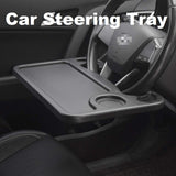 Car Steering Wheel Tray Auto Steering Wheel Desk for Work Writing Laptop Food Snack Dining Drinking - Imported from UK