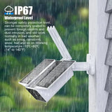 Koogeek Outdoor Solar WiFi Security Camera, 1080P HD Night Vision TF Card Slot PIR Motion Detection APP IP67 2-Way Audio Cloud Service - Imported from UK
