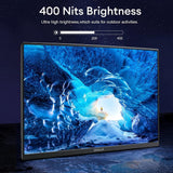 ZEUSLAP P16 16" Portable Monitor, 1920*1200 60Hz 100% sRGB IPS Screen Computer Gaming Monitor for Laptop Phone Switch Xbox PS4/PS5 Steam Deck - Imported from UK