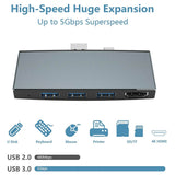 Microsoft® Surface Pro 6/5/4 Docking Station USB Hub USB 3.0 4K HDMI Hub Adapter, SD & TF/Micro SD Memory Card Reader, 4K@30Hz HDMI Port Converter (Upgraded Version) - Imported from UK