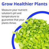 bluelab pH Pen Digital pH Tester Hand-Held Meter Measures pH & Temperature in Solutions & Soil Solutions Optimize Plant Health & Performance - Imported from UK