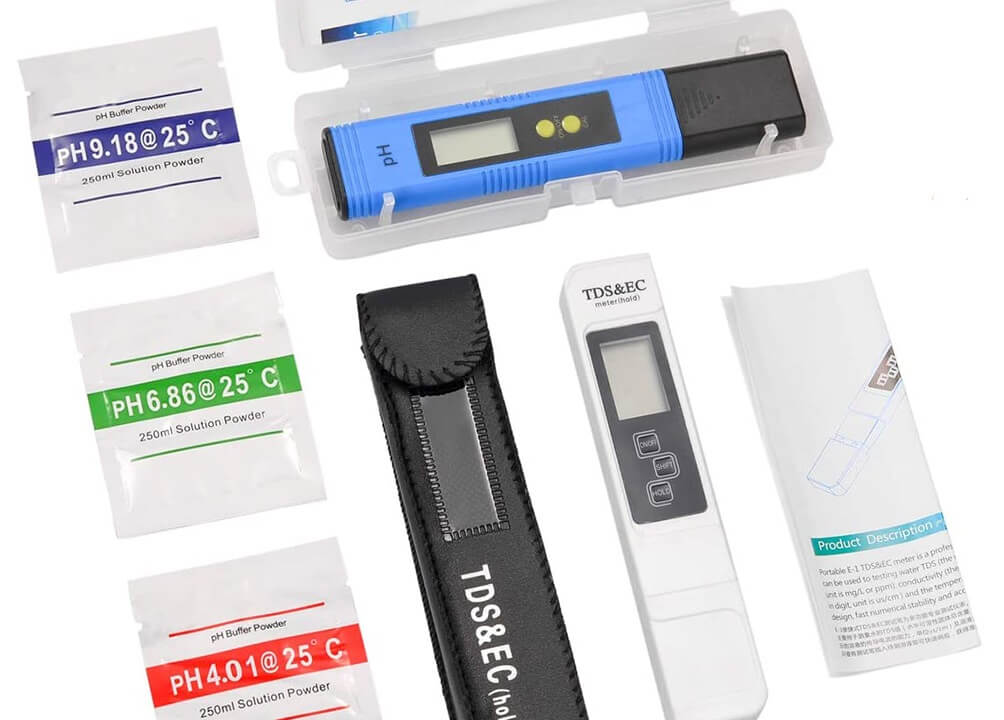 LAOYE PH Meter TDS EC Temperature Meter 4 in 1 Water Quality Tester Set with ATC, Ideal for Drinking Water, Swimming Pool, Aquarium, Pool, Laboratory - Imported from UK