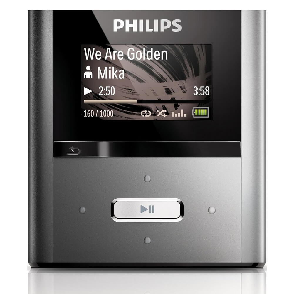 Philips GoGear Raga 4 GB MP3 Player & Voice Recorder (Container Product Without Box) - Imported from UK
