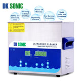 DK SONIC® Digital Stainless Steel 2L Ultrasonic Cleaner with Degas for Cleaning Jewellery Watches Glasses Circuit Boards Print Heads Weapons Tools Parts Carburetor - Imported from UK