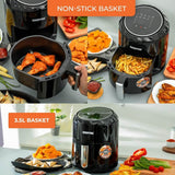 Geepas Digital Air Fryer Touch Screen 1400W 3.5L - Imported from UK