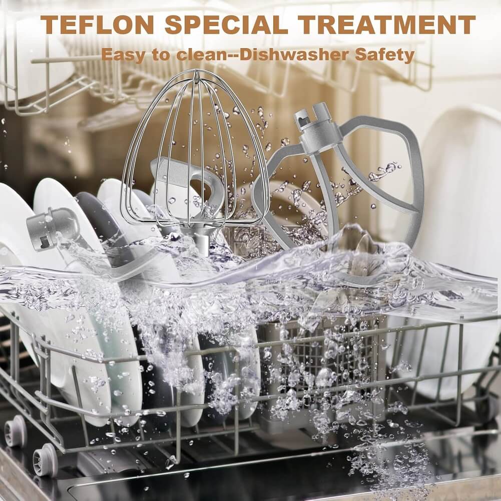 Vospeed Stand Mixer 6.2L 1500W Food Mixer Dough Blender with Bowl Beater Hook Whisk & Silicone Spatula 6 Adjustable Speeds & Dishwasher Safe - Imported from UK