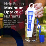 bluelab pH Pen Digital pH Tester Hand-Held Meter Measures pH & Temperature in Solutions & Soil Solutions Optimize Plant Health & Performance - Imported from UK