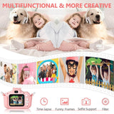 HOMYE Children Digital Camera, 2000W HD 2.0" Screen Photo Camera, Rechargeable Multi Functional Kids Camcorder Toy for Toddler, Teenagers, Girls, Boys - Imported from UK