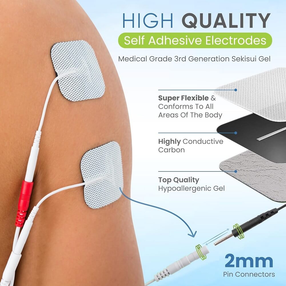 Med-Fit 1 Dual Channel TENS Machine for Pain Relief & Pain Management Therapy-Fully Certified Tens Machine - Imported from UK