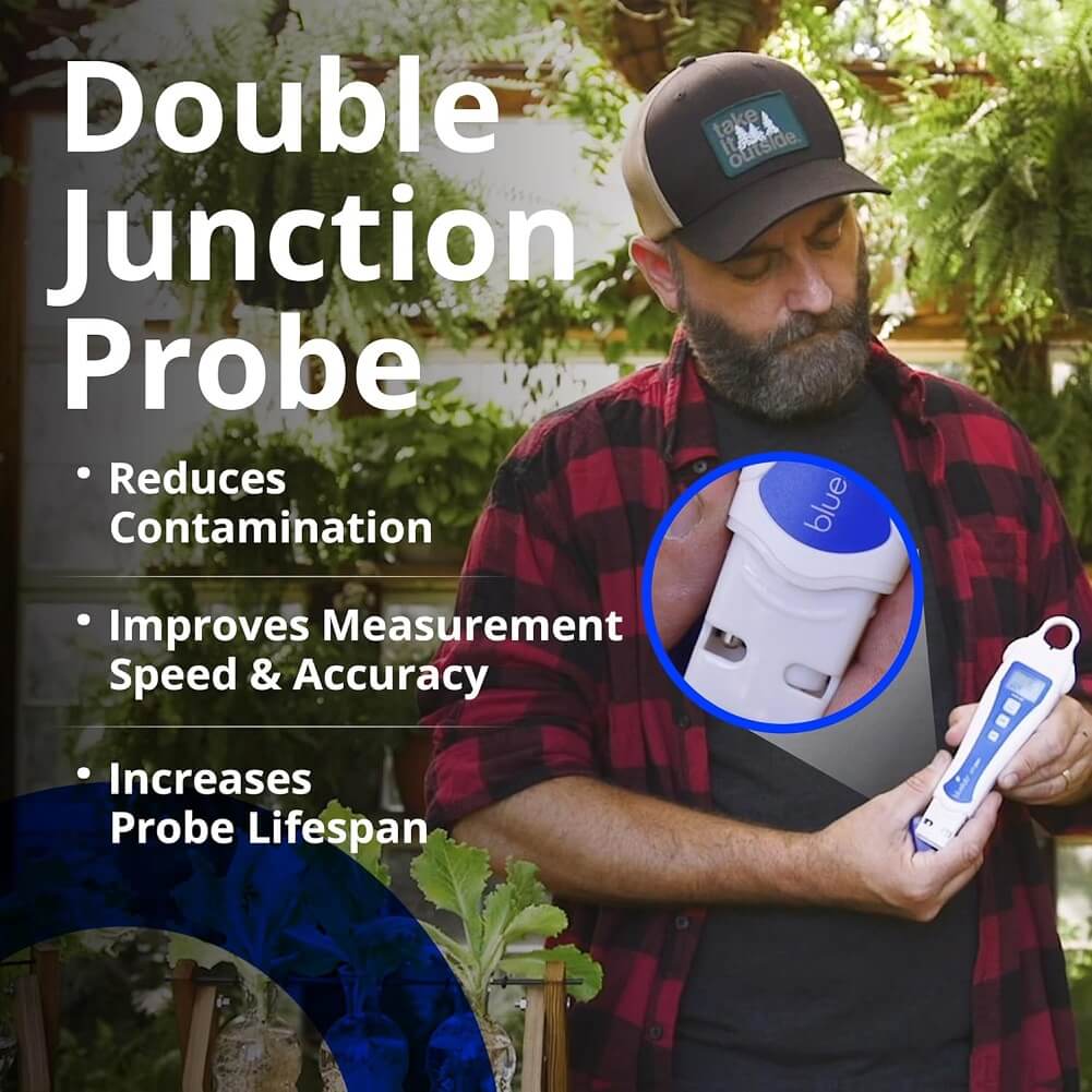 bluelab pH Pen Digital pH Tester Hand-Held Meter Measures pH & Temperature in Solutions & Soil Solutions Optimize Plant Health & Performance - Imported from UK