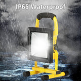 Beeway 20W Rechargeable LED Flood Light, Super Bright 3000LM IP65 Waterproof Work Light for Garage Garden Fishing Camping Car Repair BBQ - Imported from UK