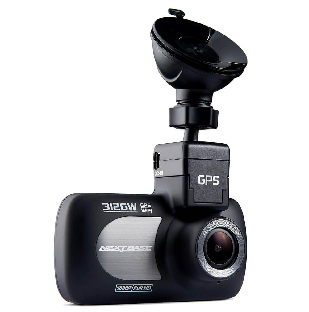 Nextbase 312GW Full HD 1080P 2.7" Screen In-Car Dash Camera with 140° Viewing Angle WiFi & GPS, Night Vision Automatic & Loop Recording (Amazon Container Product Without Box) - Imported from UK