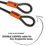 Kryptonite Kryptoflex Cable with Double Loop 1M - Imported from UK