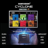 Sumvision Cyclone Micro 4 Media Player HD 1080p WiFi Network Micro Media Player - Imported from UK