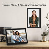 DragonTouch Classic 15 Digital PHoto Frame 15.6” FHD Touch Screen WiFi Digital Picture Frame with 16GB Memory Storage, Instant Share Photos & Videos via App, Email, Cloud, Wall Mountable, Portrait & Landscape - Imported from UK
