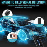 Wireless Signal & Hidden Camera Detector, 6 Levels Sensitivity Portable Anti Spy Camera/GPS/Bug/Tracking Device Detector for Hotels, Home, Car, Office - Imported from UK