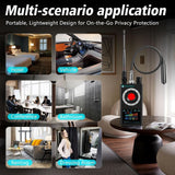 K19 Professional Anti Spy RF Camera Bug Signal Detector for Travel, Hotel, Office, & Personal Privacy Protection (Upgraded Model) - Imported from UK