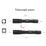 Bodyguard XML-T6 12000 Lumens Zoomable LED Flashlight with 5 Light Modes (Container Product Without Box) - Imported from UK