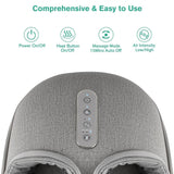 Medcursor Foot Massager Machine with Heat, Deep Kneading Massager for Tired Muscles & Plantar, Multi-Level Settings & Adjustable Intensity (Container Product Without Box) - Imported from UK