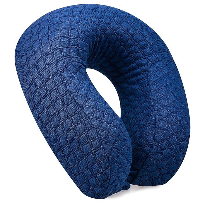 Amelia Neck Support Travel Pillow, Best Cushion with High Sides Easy Removable & Washable Cover Extremely Soft & Comfy Memory Foam Pillow - Imported from UK