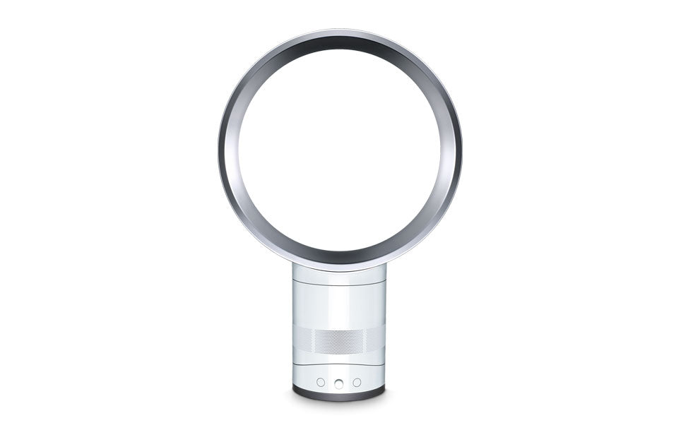Dyson AM01 12" Air Multiplier Bladeless Table Fan White / Silver (Container Product Without Box) - Imported from UK