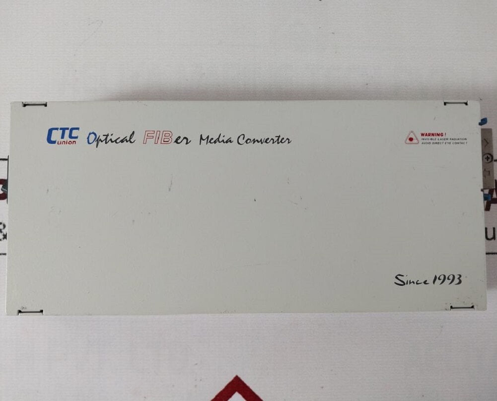 CTC UNION Media Converter, CTC Union FIB2-10/100M/SC2 Optical Fiber Media Converter (Made In Taiwan) - Imported from UK