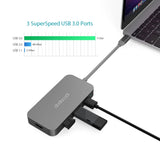 dodocool 6-in-1 USB-C Hub, Aluminum Alloy Multifunction Hub with 4K HDMI RJ45 Ethernet 3xUSB3.0 PD Port - Imported from UK