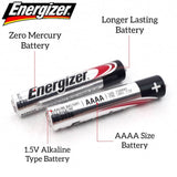 Energizer AAAA Battery E96 LR61 1.5V 500mAh Alkaline Battery - Imported from UK