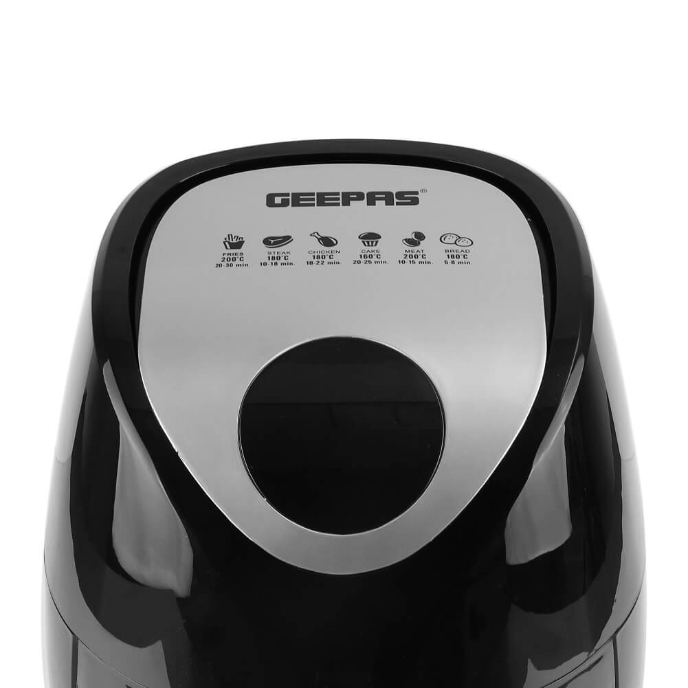 GEEPAS Digital Air Fryer Touch Screen with 60M Timer 1500W 3.5L - Imported from UK