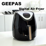 GEEPAS Digital Air Fryer Touch Screen with 60M Timer 1500W 3.5L - Imported from UK