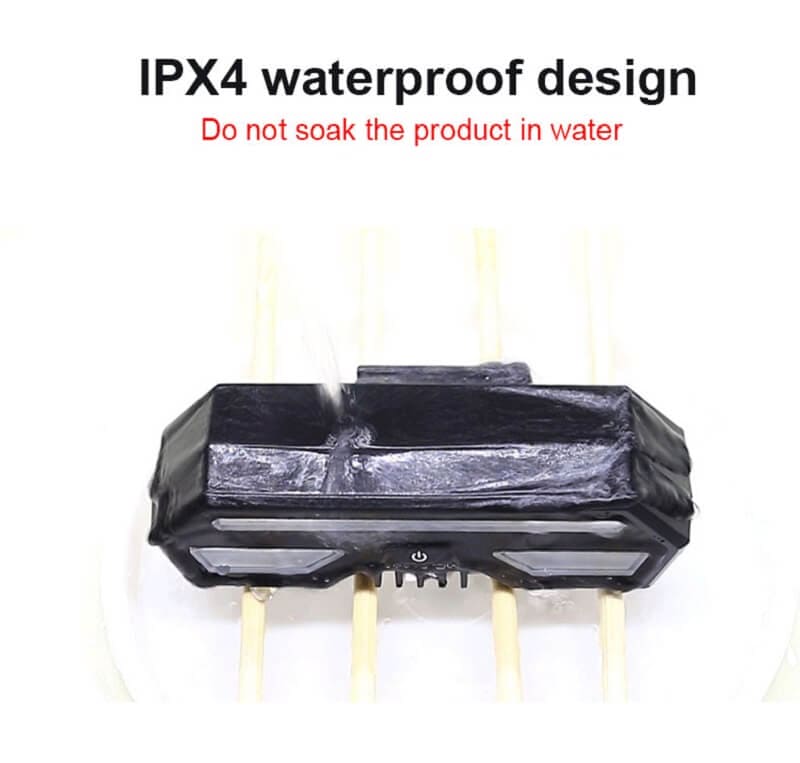 Bicycle Intelligent Turn Signal Tail Light with Wireless Remote, Safety Brake & Warning Light, 2200mAh - Imported from UK