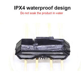 Bicycle Intelligent Turn Signal Tail Light with Wireless Remote, Safety Brake & Warning Light, 2200mAh - Imported from UK