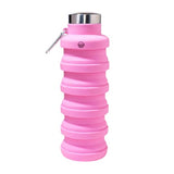 Mayim Silicone Collapsible Water Bottle, 200ml/500ml Leak-proof Silicone Water Cup for Cycling Hiking Travel & Gym - (Container Product Without Box) - Imported from UK