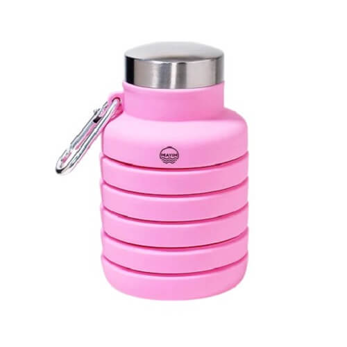 Mayim Silicone Collapsible Water Bottle, 200ml/500ml Leak-proof Silicone Water Cup for Cycling Hiking Travel & Gym - (Container Product Without Box) - Imported from UK