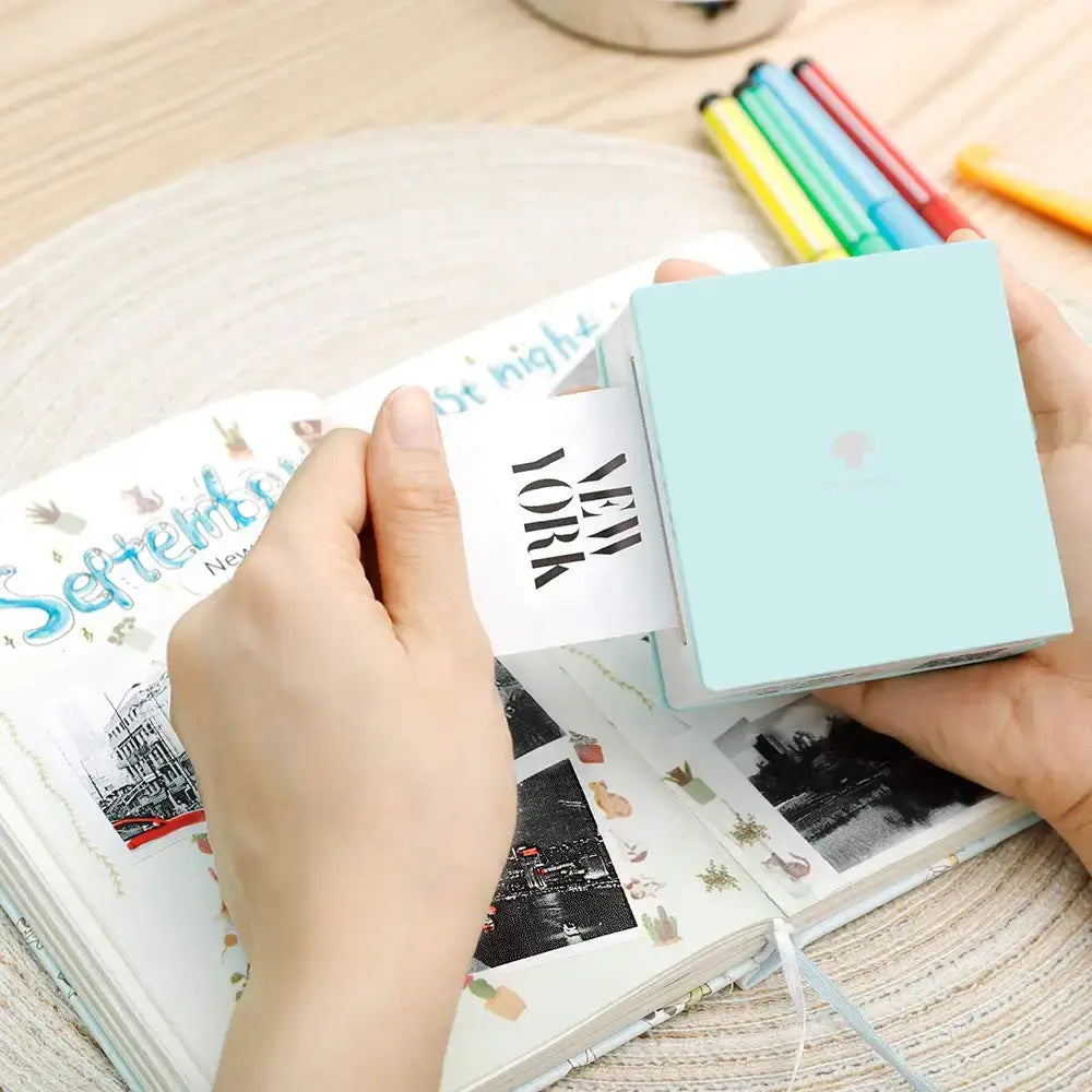 Phomemo 300dpi Mini Photo Printer, Pocket Thermal Bluetooth Printer Compatible with iOS & Android for Photo Printing, Plan Journal, DIY Cards, List, Travel, Work & Study - Imported from UK