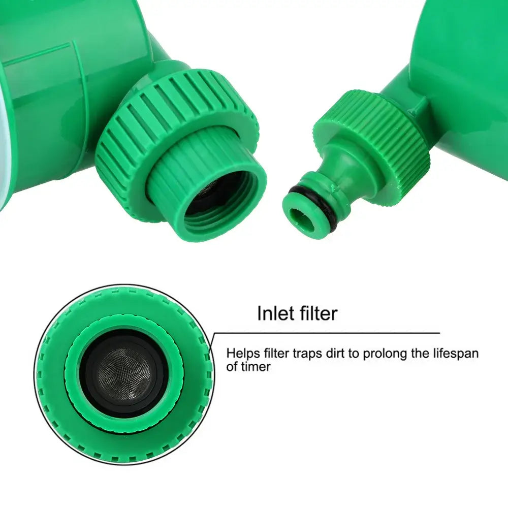 Electronic Garden Watering Timer, LCD Display Garden Automatic Irrigation Controller Intelligence Valve Watering Control Device - Imported from UK