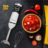 Chinya Hand Blender with Adjustable Speed, 225W Stainless Steel 2-in-1 Blender - Imported from UK
