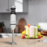 Chinya Hand Blender with Adjustable Speed, 225W Stainless Steel 2-in-1 Blender - Imported from UK