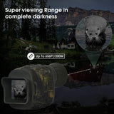 Night Vision Monocular 4K 36MP UHD Digital Infrared Rechargeable Night Vision Goggle with 1.5" TFT LCD Screen for Bird Watching Hunting Camping - Imported from UK