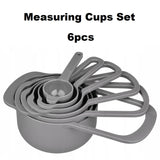 Measuring Cup & Spoon Set Accurate Measuring Tools for Cooking & Baking 6pcs 7.5ml-250ml - Imported from UK