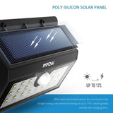 Mpow 20 LED Solar Motion Sensor Light, Outdoor Security Wall Light With 3 Modes, Wireless Waterproof Night Lights - Imported from UK